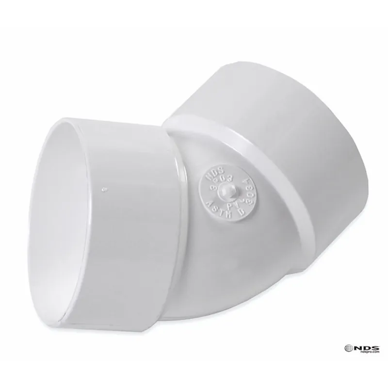 NDS Schedule 35 3 In. Hub Each X 3 In. D Hub PVC Elbow 1 Pk