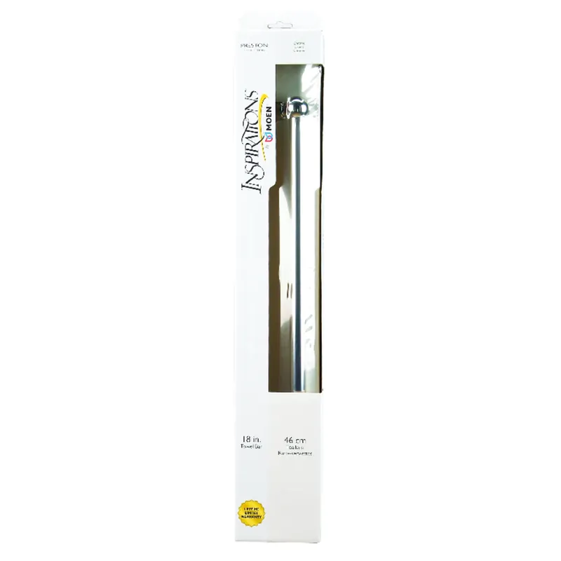 Preston 18 In. Chrome Towel Bar, Durable Aluminum Construction