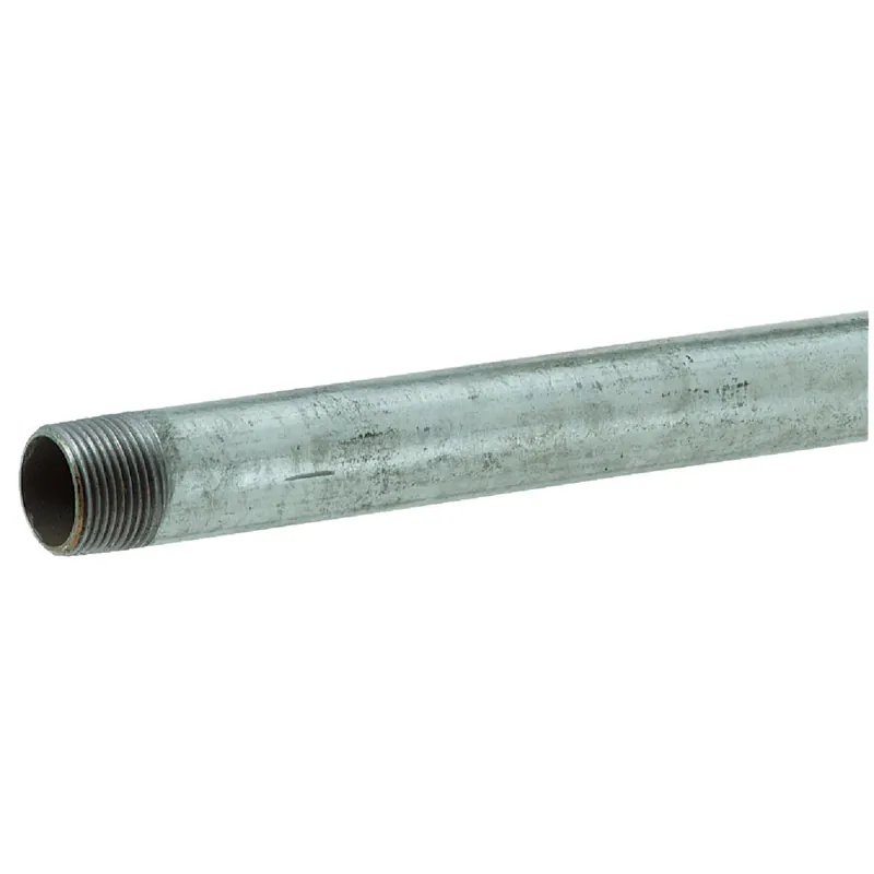2 In. X 48 In. Carbon Steel Threaded Galvanized Pipe - Schedule 40