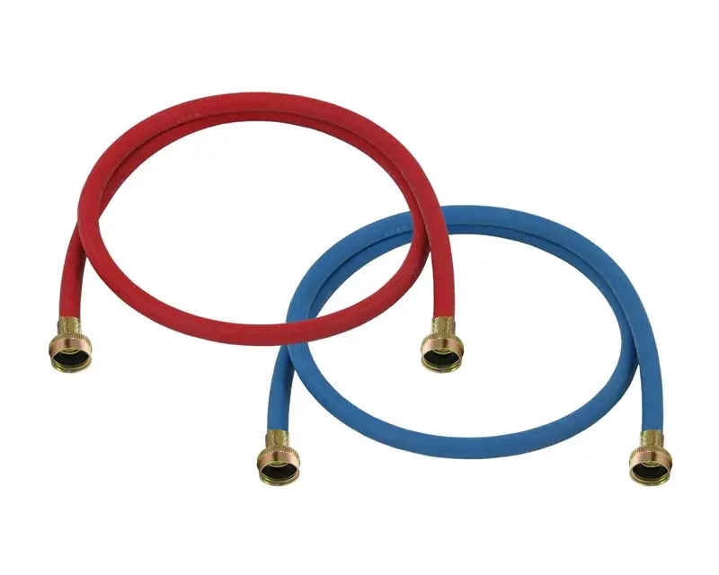Ultra Dynamic Products 3/8 In. FGH X 3/4 In. D FGT 8 Ft. Rubber Washing Machine Supply Line
