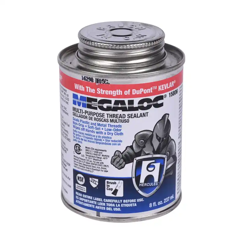Megaloc 8 Fl. Oz. Blue Thread Sealant For Metal And Plastic