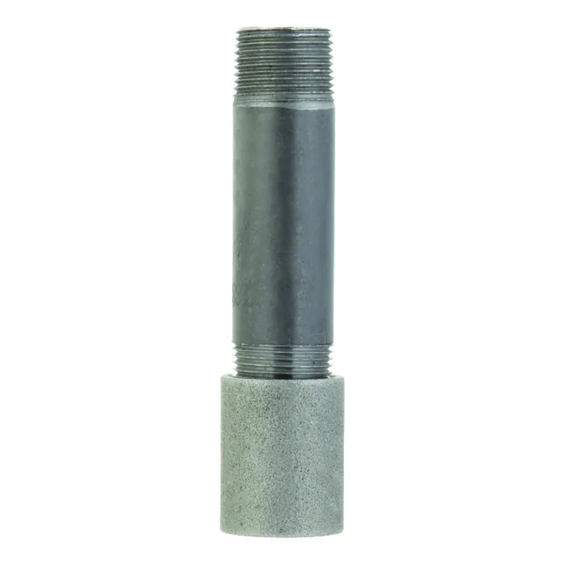 3/4 In. Mpt Black Steel 4 In. L Nipple With Coupling