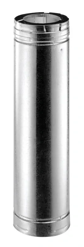 Directvent 4 In. Diameter X 48 In. Length Galvanized Steel Exhaust Vent Pipe