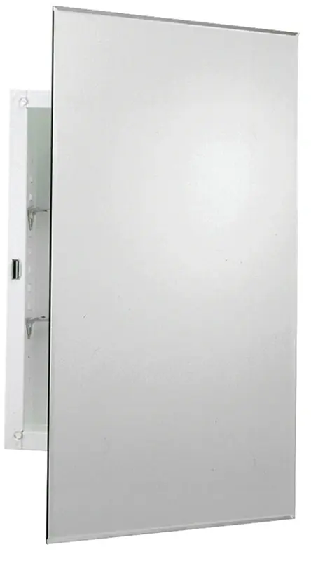 Zenna Home 16 In. W X 26 In. H X 4.5 In. D Frameless Beveled Medicine Cabinet