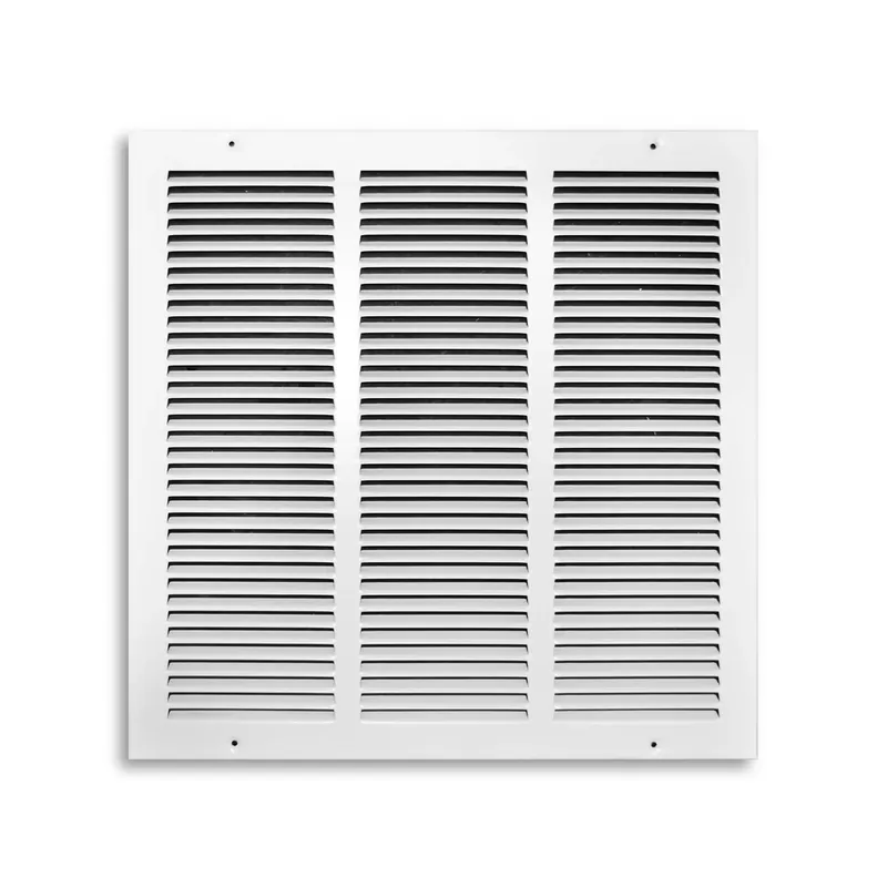 16 In. H X 16 In. W 1-way Powder Coat White Steel Return Air Grille