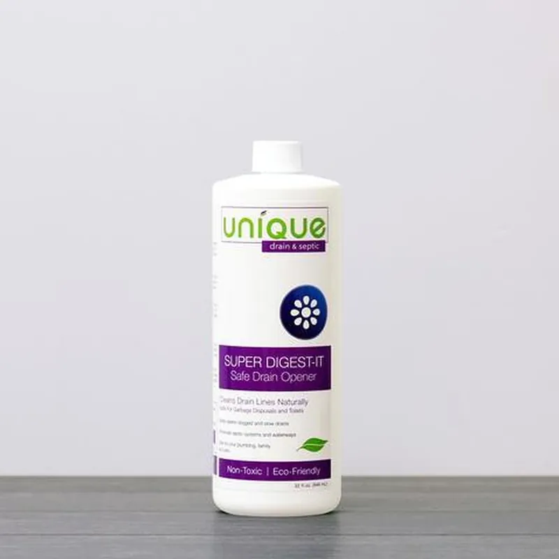 Liquid Drain Opener 1 Quart - Bio-enzymatic Drain Cleaner
