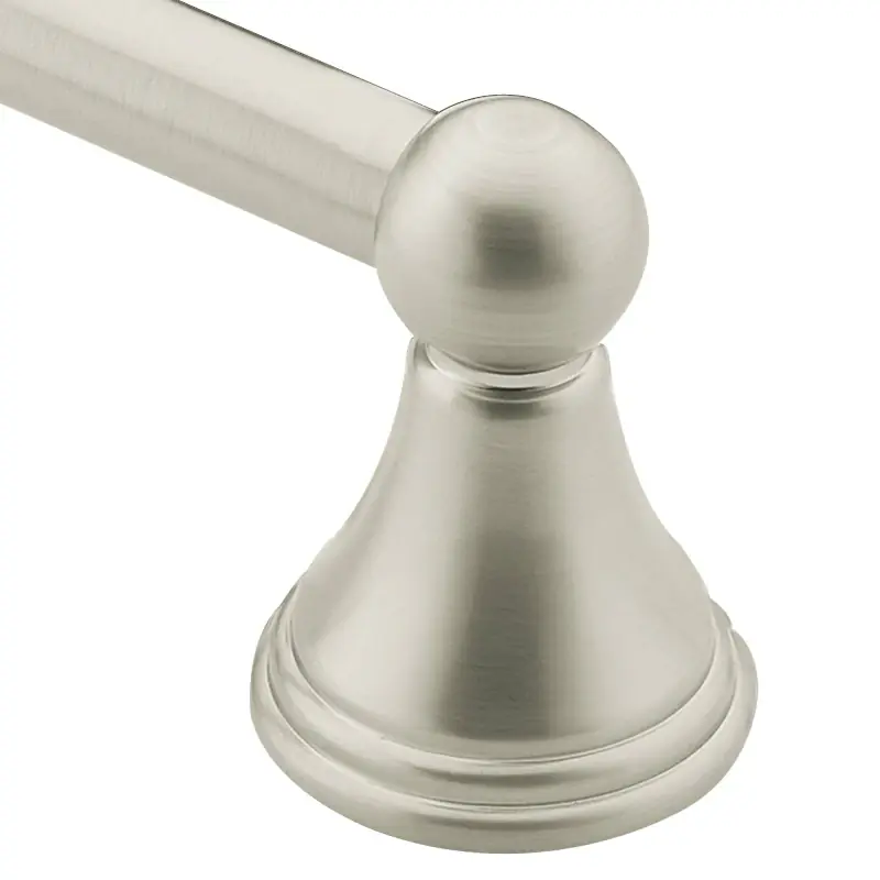 Preston 18 In. Brushed Nickel Towel Bar, Aluminum Construction