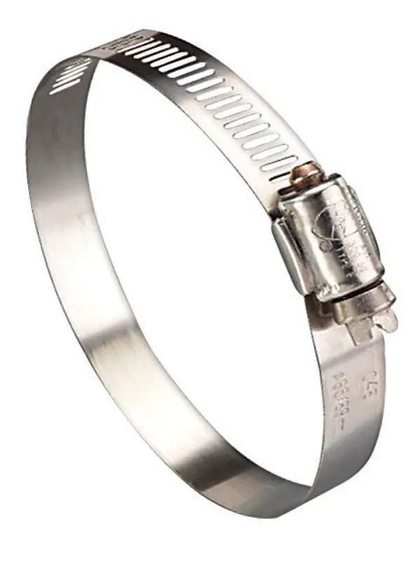 Hy Gear 1-1/4 In To 3-1/4 In. Sae 44 Stainless Steel Marine Hose Clamp