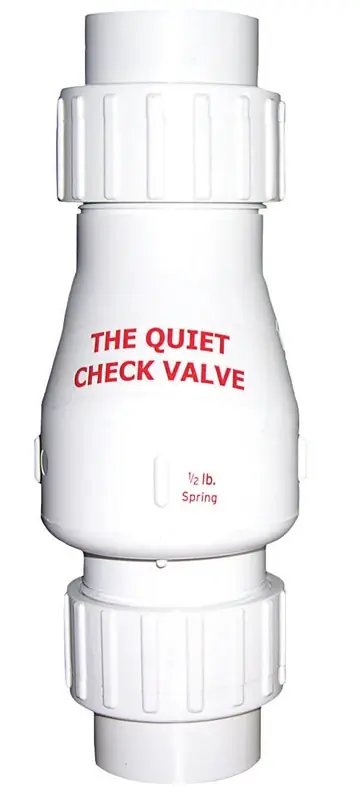 2 In. D Slip Pvc Quiet Check Valve - Model B-0823-20