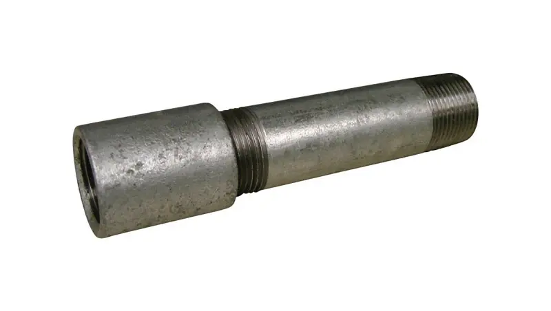 3/4 In. Mpt Galvanized Steel 4 In. L Nipple With Coupling
