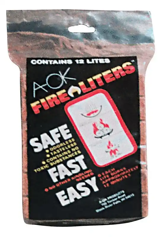 Fire Liters Wood Fiber Fire Starter 12 Min 12 Pk