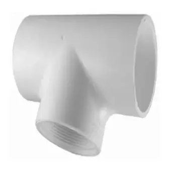 Charlotte Pipe 3/4 In. Solvent Weld X 1/2 In. FIP Schedule 40 PVC Tee