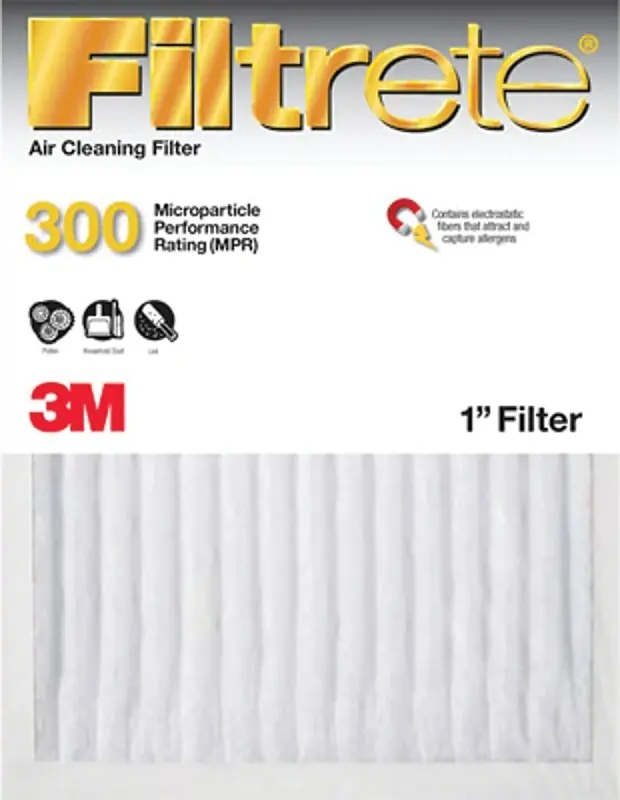 Basic Dust & Lint Reduction Pleated Air Filter, 3 Months, 16x20x1-In.