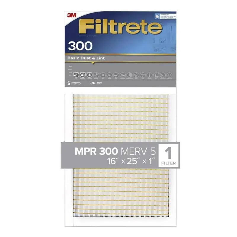 Filtrete 16 X 25 X 1 Inch 300 Mpr Pleated Air Filter Dust