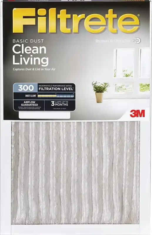 Filtrete 20 In. W X 30 In. H X 1 In. 300 MPR Pleated Filter Dust 1 Pk
