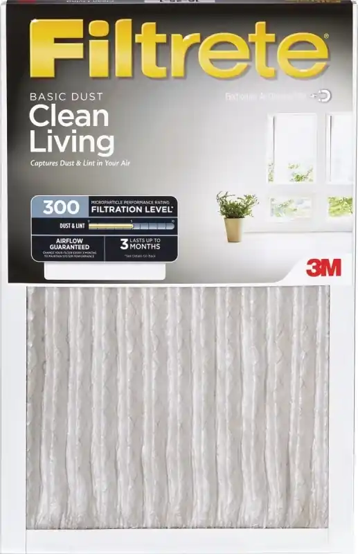 Filtrete 20 In. W X 24 In. H X 1 In. 300 MPR Pleated Filter Dust 1 Pk