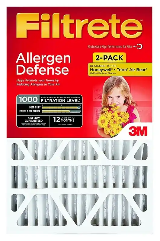 Filtrete 20 In. W X 24 In. H X 1 In. Polypropylene 1000 MPR Pleated Allergen Air Filter 1 Pk