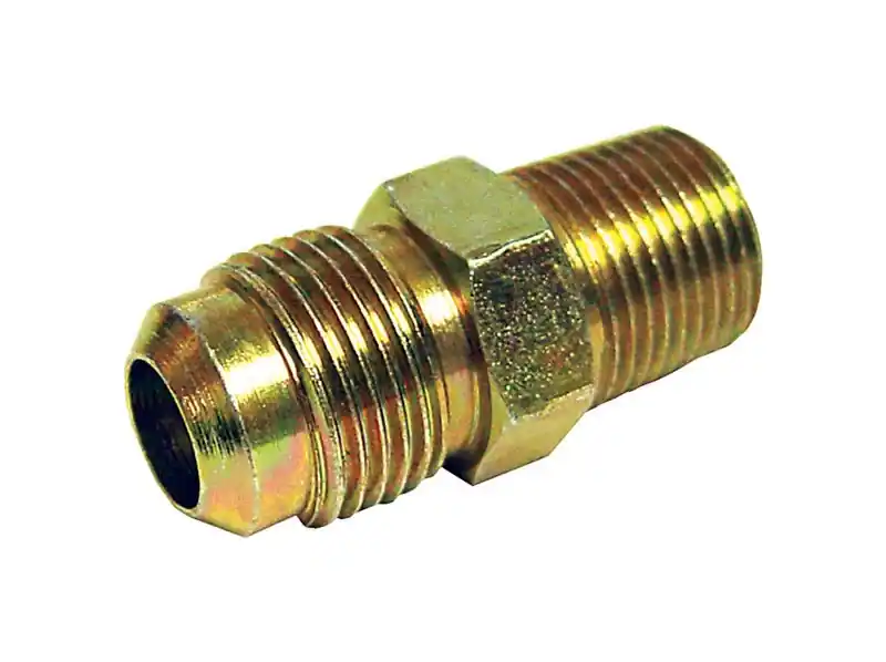 JMF Company 1/4 In. Flare X 1/4 In. D Male Brass Adapter