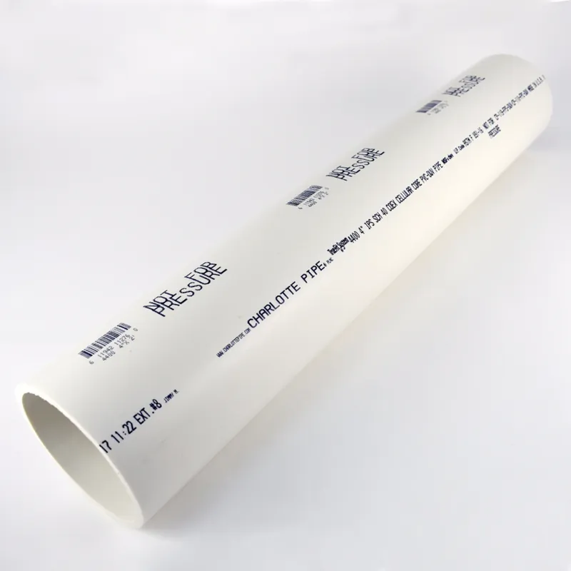 PVC Cell Core DWV Pipe, Schedule 40, 4-In. X 2-Ft.