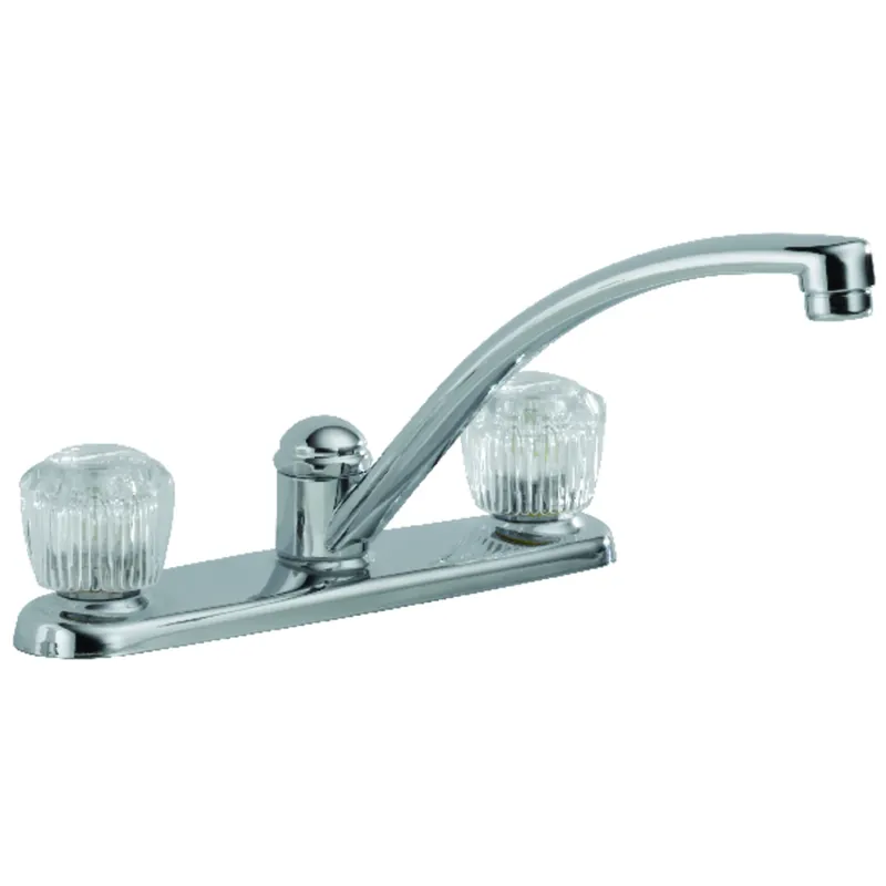 Series 2-handle Chrome Kitchen Faucet, Model 2102lf