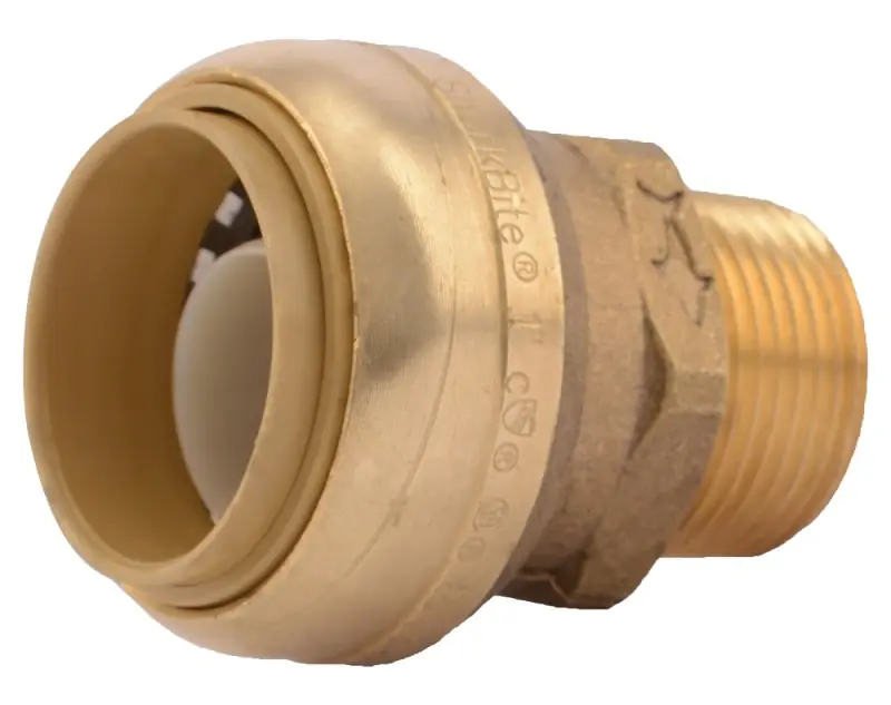 1 In. X 3/4 In. Mnpt Reducing Brass Push-to-connect Male Adapter
