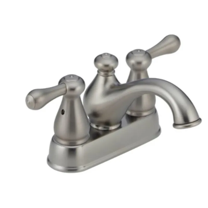 Leland Stainless Steel 2-Lever Lavatory Faucet