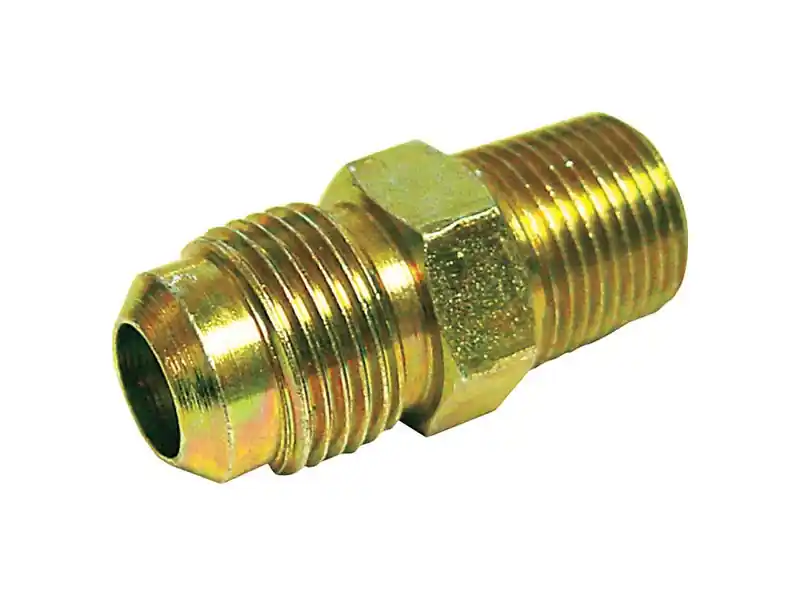 3/8 In. Flare X 1/4 In. D Male Brass Adapter - Model 4327110