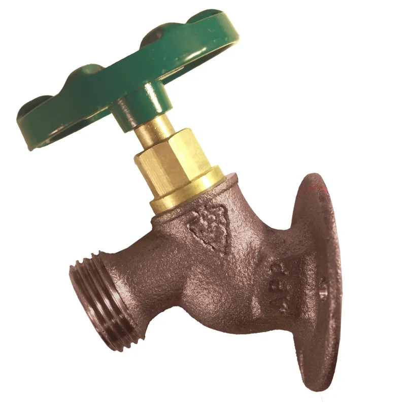 Solid Flange Sill Faucet, Lead-Free, 3/4 FIP X 3/4 In. Hose Thread
