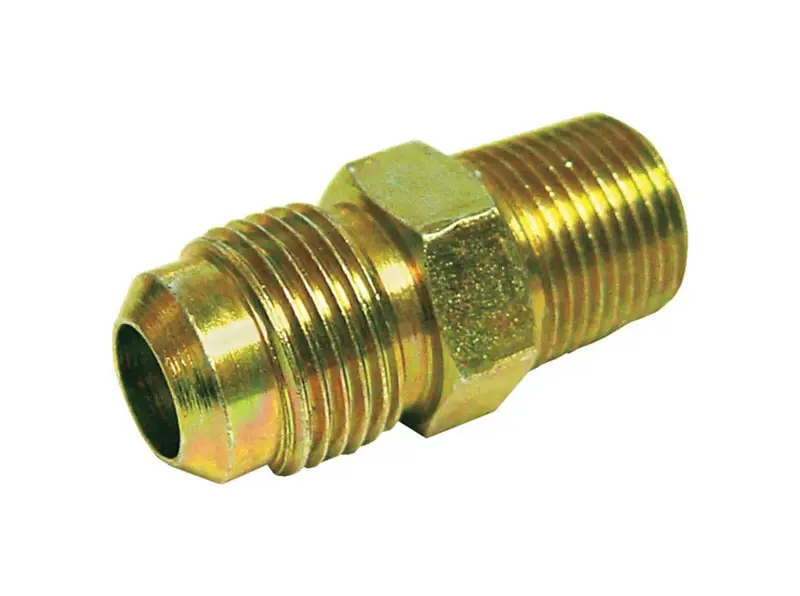 3/8 In. Flare X 3/4 In. D Male Brass Adapter - Lead-free