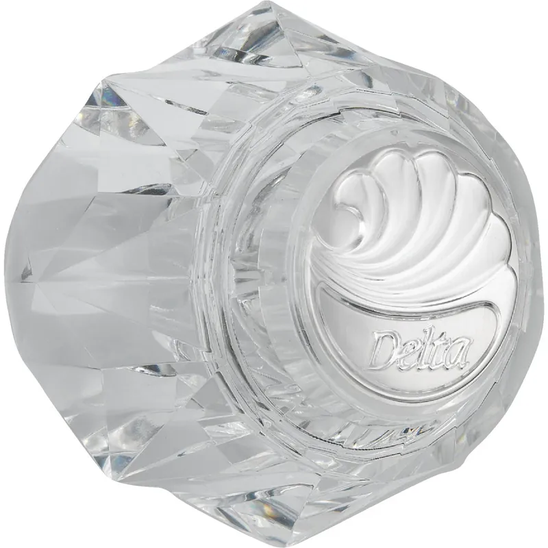 Chrome Single Replacement Clear Faucet Handle For Tub And Shower Faucets