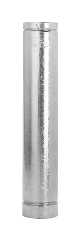 4 In. Diameter X 36 In. Length Aluminum Round Gas Vent Pipe