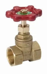 1-1/2-inch Lead-free Brass Threaded Gate Valve Model 170-2-112-112