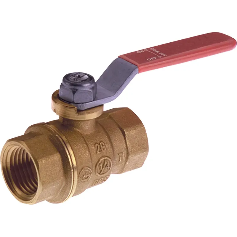 Female Pipe Thread, Brass, 3/4 In.