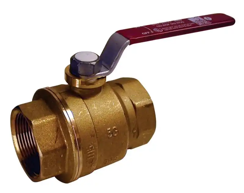Full Port Ball Valve, Lead Free, Forged Brass, 1-1/2 In. FPT
