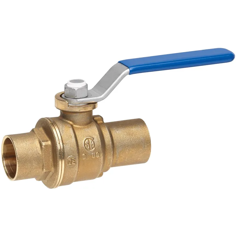3/4 In. Brass Sweat Ball Valve Full Port - Model 116-4-34
