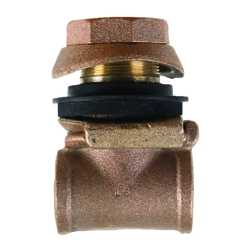 Red Brass Brown 1-1/4 In. Lead-free Pitless Adapter Model B-20xlf
