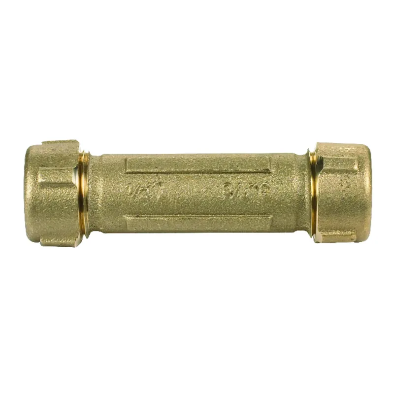 Brass Compression Repair Pipe Coupling, 3/4 In.