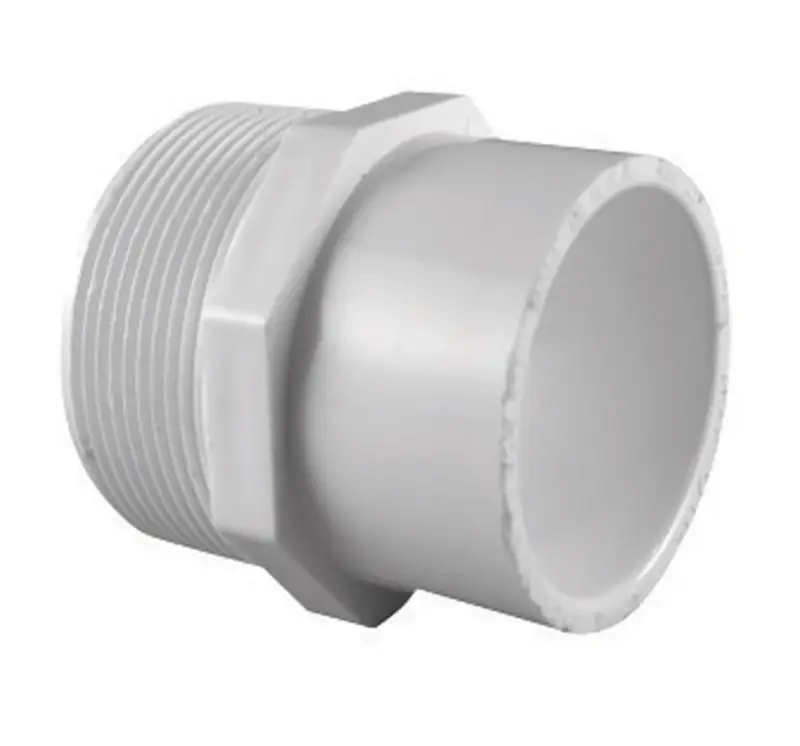 Charlotte Pipe 1 In. MPT X 1-1/4 In. D Slip PVC Adapter 1 Pk