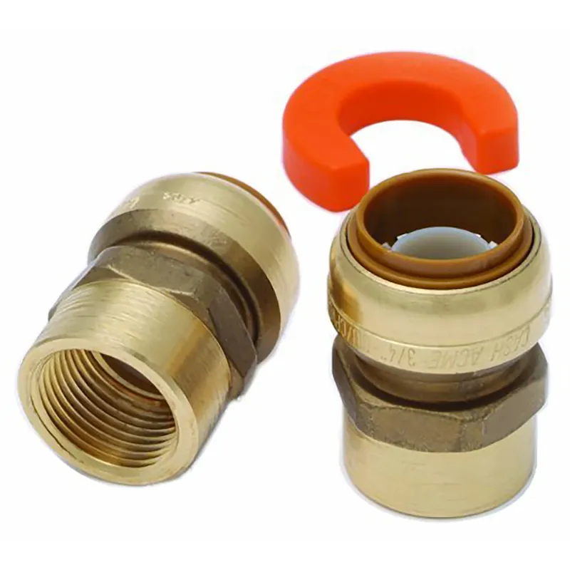 NPT Water Heater Kit, Push-Fit Fittings, 1/2 X 3/4 In.