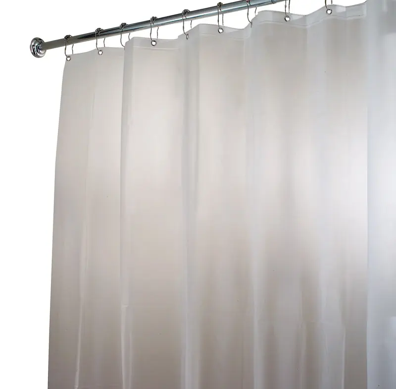 IDesign 72 In. H X 108 In. W Frosted Eva Shower Curtain Liner Polyester