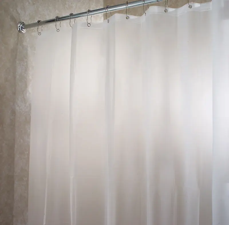 78 In. H X 54 In. W Clear Frosted Eva Shower Curtain Liner
