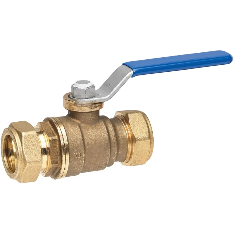 3/4 In. Lead Free Brass Compression Ball Valve Standard Port Model 111-1-34