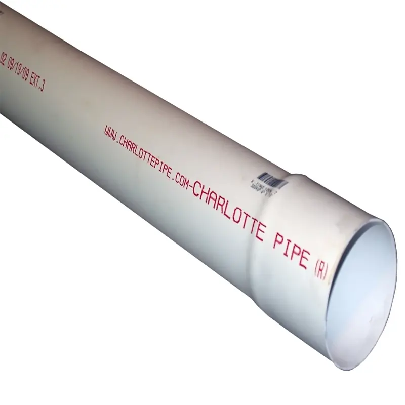 6 In. X 10 Ft. Solid Pvc Sewer And Drain Pipe - Model Pvc 30060 0600