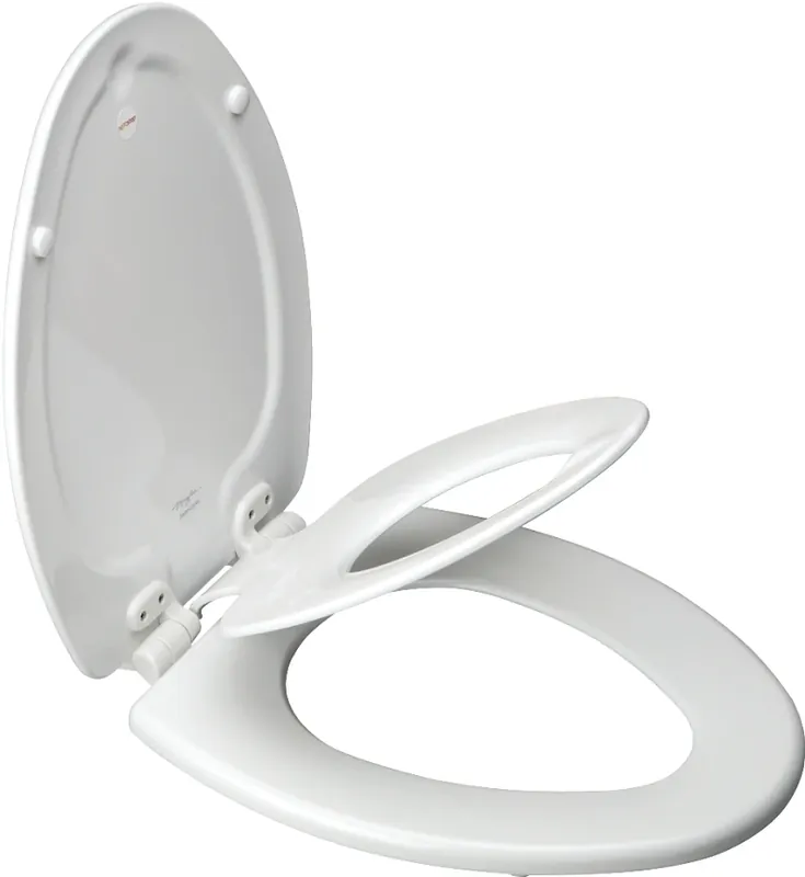 Next Step Child/Adult Toilet Seat, Elongated, Wbite