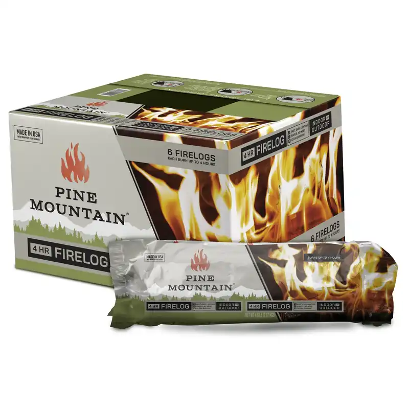 Pine Mountain Fire Log 4 Hr 6 Pk