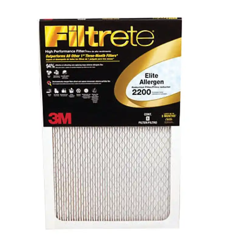 Filtrete 14 In. W X 20 In. H X 1 In. Polypropylene 2200 MPR Pleated Allergen Air Filter 1 Pk