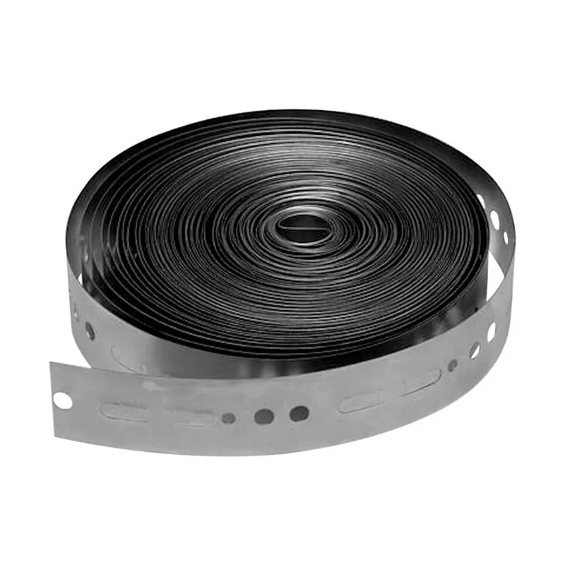 Pipe Hanger Strap Tab Tape, Self-Fastening, 28 Gauge, 3/4 In. X 10 Ft.