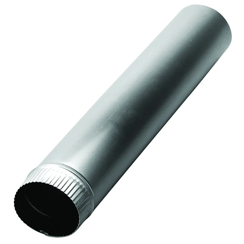 60 In. L X 4 In. D Silver Aluminum Vent Pipe - Model Dp604/6
