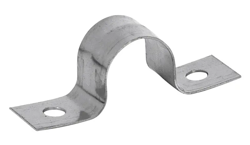 Sioux Chief 4 In. Galvanized Galvanized Steel Tube Strap