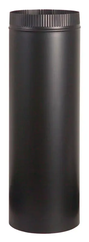 6 In. Diameter X 36 In. Length Steel Stove Pipe - 24 Gauge